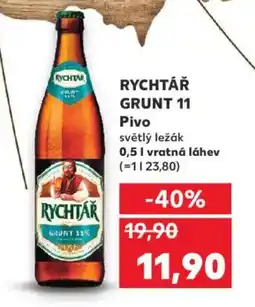Kaufland RYCHTÁŘ GRUNT 11 Pivo nabídka