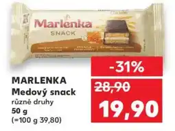 Kaufland MARLENKA Medový snack nabídka