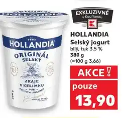 Kaufland HOLLANDIA Selský jogurt nabídka