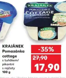 Kaufland KRAJÁNEK Pomazánka cottage nabídka