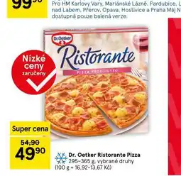 Tesco Dr. oetker pizza ristorante nabídka