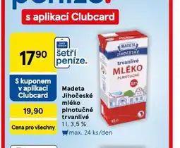 Tesco Trvanlivé mléko 3,5% nabídka