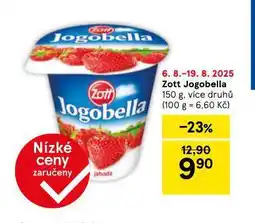 Tesco Zott jogobella nabídka