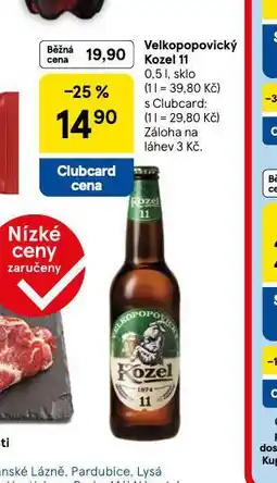 Tesco Pivo velkopopovický kozel 11 nabídka