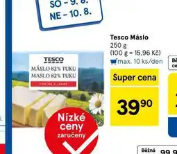 Tesco Máslo nabídka