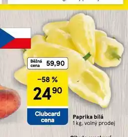 Tesco Paprika bílá nabídka