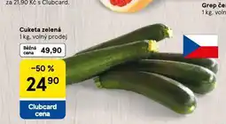 Tesco Cuketa zelená nabídka