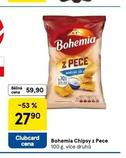 Tesco Bohemia chipsy z pece nabídka