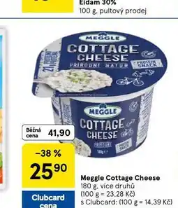 Tesco Meggle cottage cheese nabídka
