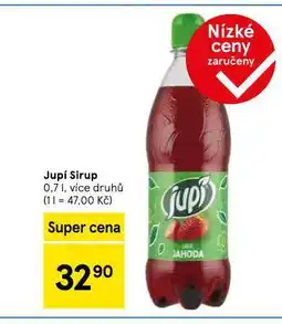 Tesco Jupí sirup nabídka