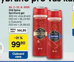 Tesco Old spcie sprchový gel nabídka