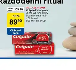 Tesco Colgate zubní pasta nabídka