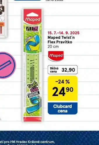 Tesco Maped twist´n flex pravítko nabídka