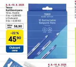 Tesco Kuličková pera nabídka