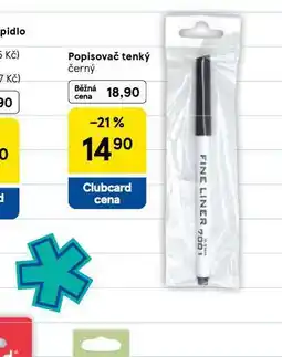 Tesco Popisovač tenký nabídka