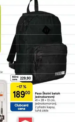 Tesco Školní batoh nabídka
