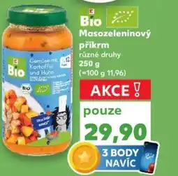 Kaufland Bio Masozeleninový příkrm nabídka
