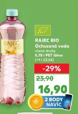 Kaufland RAJEC BIO Ochucená voda nabídka