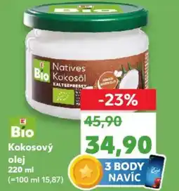 Kaufland Bio Kokosový olej nabídka