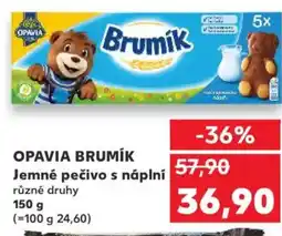 Kaufland OPAVIA Brumík Jemné pečivo s náplní nabídka