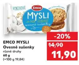 Kaufland EMCO Mysli Ovesné sušenky nabídka
