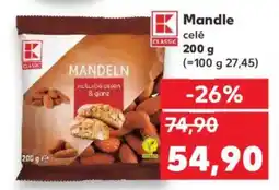 Kaufland Mandle celé nabídka