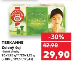 Kaufland TEEKANNE Zelený čaj nabídka