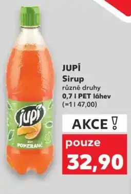 Kaufland JUPÍ Sirup nabídka