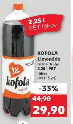 Kaufland KOFOLA Limonáda nabídka