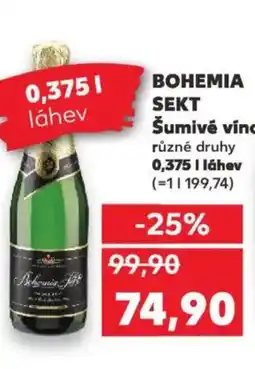 Kaufland BOHEMIA Sekt Šumivé víno nabídka
