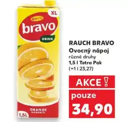 Kaufland RAUCH Bravo Ovocný nápoj nabídka