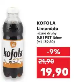 Kaufland KOFOLA Limonáda nabídka