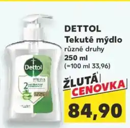 Kaufland DETTOL Tekuté mýdlo nabídka
