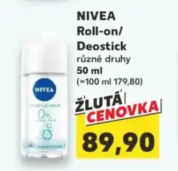Kaufland NIVEA Roll-on/ Deostick nabídka