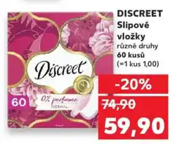 Kaufland DISCREET Slipové vložky nabídka