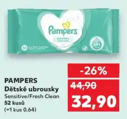 Kaufland PAMPERS Dětské ubrousky nabídka