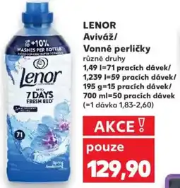 Kaufland LENOR Aviváž/ Vonné perličky nabídka