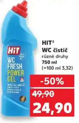 Kaufland HIT WC čistič nabídka