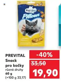 Kaufland PREVITAL Snack pro kočky nabídka