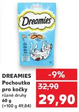 Kaufland DREAMIES Pochoutka pro kočky nabídka