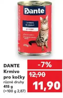 Kaufland DANTE Krmivo pro kočky nabídka