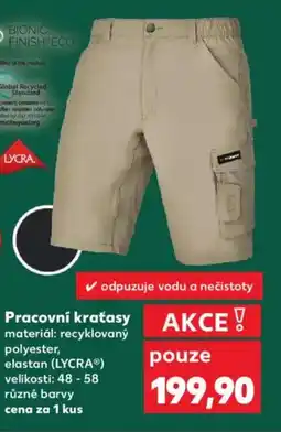 Kaufland Pracovní kraťasy nabídka
