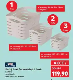Kaufland Úložný box/ Sada úložných boxů nabídka