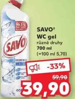 Kaufland SAVO WC gel nabídka