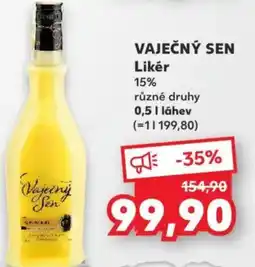 Kaufland VAJEČNÝ SEN Likér 15% nabídka
