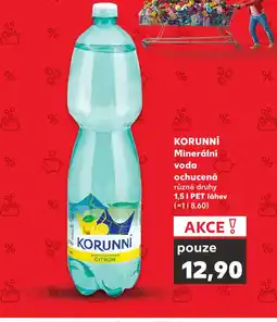 Kaufland KORUNNÍ Minerální voda ochucená nabídka