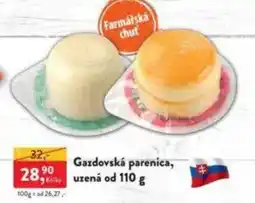 MP Krásno Gazdovská parenica, uzená nabídka