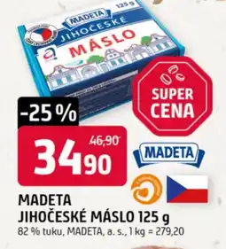 Trefa MADETA Jihočeské máslo nabídka