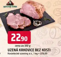 Trefa Uzená krkovice bez kosti nabídka
