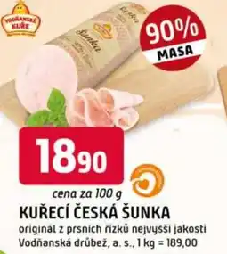 Trefa Kuřecí česká šunka nabídka